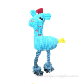 cotton rope interactive durable squeaky dog chew toy